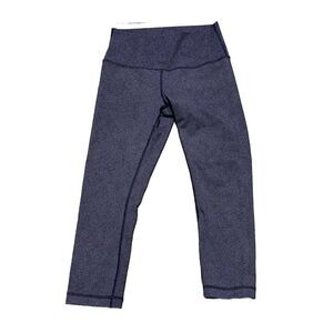 Lululemon Wunder Under Crop High Rise Legging Luxtreme 21 Dusty Lavender Black 6